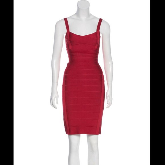 Herve Leger Dresses & Skirts - SOLD Herve Leger Red Bandage Dress XS